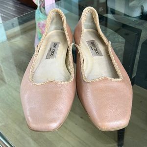 Jimmy Choo Tan Flats